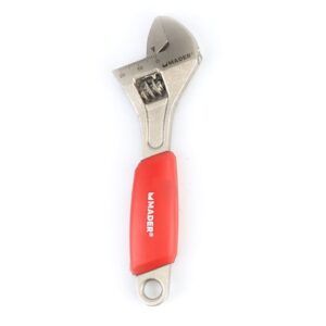 LLAVE INGLESA 6"- 150MM MANGO RECUBIERTO ROJO MADER