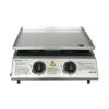 PLANCHA DE ASAR 2 FUEGOS INOXIDABLE MUVIP