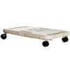 PLATAFORMA RECTANGULAR CON RUEDAS 480X290X38MM ARTPLAST