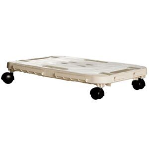 PLATAFORMA RECTANGULAR CON RUEDAS 480X290X38MM ARTPLAST