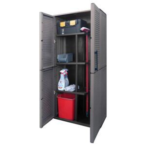ARMARIO ALTO DE PLÁSTICO 680X370X1630MM LINEA EASY ARTPLAST