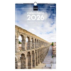 CALENDARIO PARED Espiral 25X40  CIUDADES