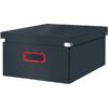 CAJA C/TAPA ARCHIVADOR Leitz COSY M (Negro)