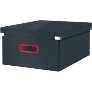 CAJA C/TAPA ARCHIVADOR Leitz COSY M (Negro)