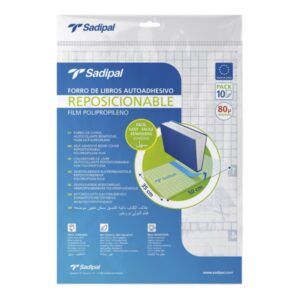 FUNDA Plástica Forra-Libros 50x35 80mi. Pack-10-H (Universal