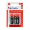 PILAS Verbatim ALKALINA Tipo-C LR14 Pack-2u.