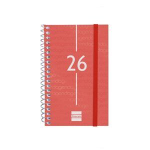 AGENDA Finocam YEAR E-40 Dia/Pgna ESPIRAL NEGRA
