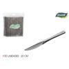 SET 50 CUCHILLOS 20CM PLASTICO REUTILIZABLE PLATA ALGON