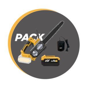 SIERRA DE PODA 12" + BATERÍA 4AH + CARGADOR BLIM