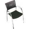 SILLA CONFIDENTE RD605 CROMADA ASIENTO SEMIPIEL