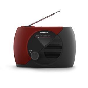 RADIO FM PORTATIL GRANATE/NEGRO RT353 THOMSON
