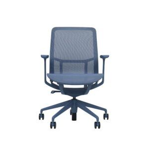 SILLA OFICINA GAMA SENSE ELEGANCE AZUL CROMAD