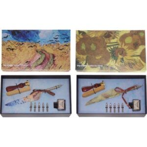 JUEGO CALIGRAFIA KA3033 PLUMA DECORADA
