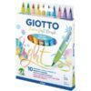 ROTULADOR Giotto Turbo Soft Brush 10-Colores Pastel