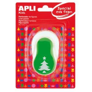 PERFORADORA MANUALIDADES 2mm GOMA EVA Arbol Navidad
