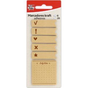 BANDERITAS SEÑALIZADORAS 6u. 20-H KRAFT