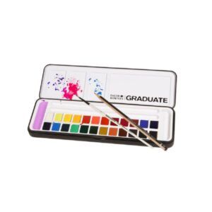 ACUARELA Daler Rowney 24-Pastillas C/Metal