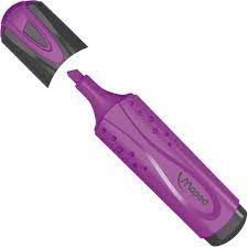 RESALTADOR Fluorescente "Q-Office" (Violeta)