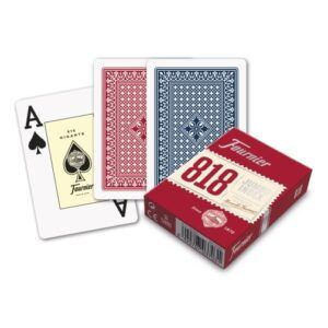 BARAJA POKER INGLES 55-Cartas Nº818 (2 Índices Jumbo)