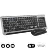 COMBO TECLADO Y RATON WIRELESS Y BLUETOOTH PRESTIGE EXTENDIDO NEGRO SUBBLIM