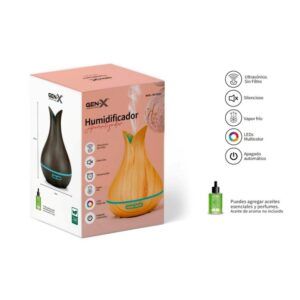 HUMIDIFICADOR AROMATIZADOR ULTRASONICO 130ML GEN-X