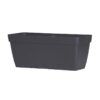 MACETA RECTANGULAR 40CM ANTRACITA CON DEPOSITO DE AGUA ARTPLAST