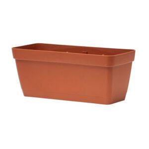 MACETA RECTANGULAR 40CM TERRACOTA CON DEPOSITO DE AGUA ARTPLAST