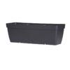 MACETA RECTANGULAR 50CM ANTRACITA CON DEPOSITO DE AGUA ARTPLAST
