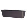MACETA RECTANGULAR 60CM ANTRACITA CON DEPOSITO DE AGUA ARTPLAST