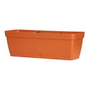 MACETA RECTANGULAR 60CM TERRACOTA CON DEPOSITO DE AGUA ARTPLAST