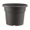 MACETA REDONDA DIAMETRO 22CM ANTRACITA ARTPLAST
