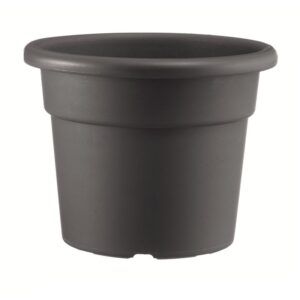 MACETA REDONDA DIAMETRO 25CM ANTRACITA ARTPLAST