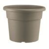MACETA REDONDA DIAMETRO 30CM TAUPE ARTPLAST
