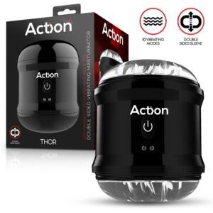 MASTURBADOR MASCULINO DOBLE ORIFICIO ACTION THOR