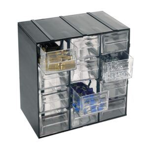 MUEBLE ORGANIZADOR PLASTICO 190X142X228MM CON 12 CAJONES ARTPLAST