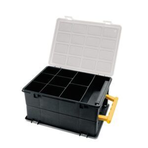 ORGANIZADOR DOBLE PLÁSTICO 242×188×120MM CON DIVISORES ARTPLAST