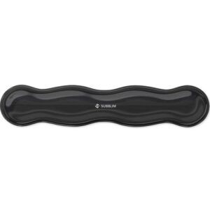 REPOSAMUÑECAS ERGO CRISTAL FLEX NEGRO SUBBLIM