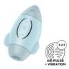 SUCCIONADOR Y VIBRADOR MISSION CONTROL AZUL SATISFYER