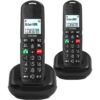 TELEFONO ALCATEL SENIOR TECLAS GRANDES DUO XL685 NEGRO