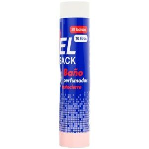 BOLSA DE BASURA BAÑO PERFUMADA 10L AUTOCIERRE 39x40 (30-u)