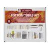KIT HERRAMIENTAS Talen´s PARA CERAMICA 61-PIEZAS