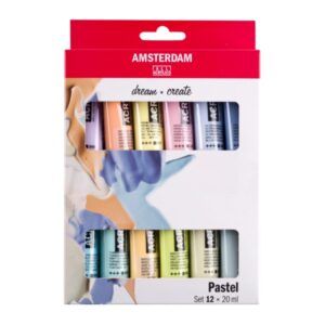 PINTURA ACRILICA Amsterdam 12u. 20ml Standard Series PASTEL