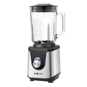 BATIDORA INOXIDABLE VASO CRISTAL 1800W 1.8 LITROS MUVIP