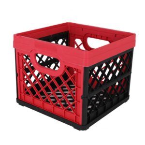 CAJA PLEGABLE 25 LITROS ROJA NEGRO TONTARELLI