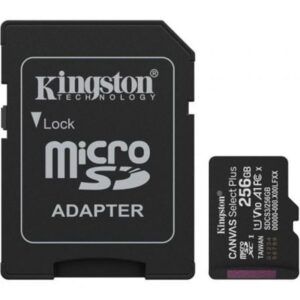 MEMORIA MICRO SD KINGSTON CLASE 10 256GB 100MB/S
