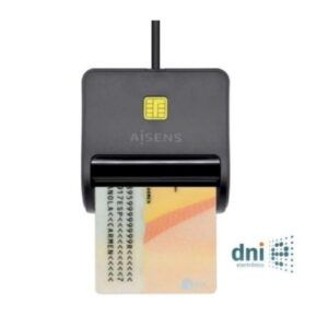 LECTOR DE DNI, TARJETAS EXT. NEGRO