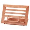 ATRIL SUJETALIBROS MADERA 330X270X65