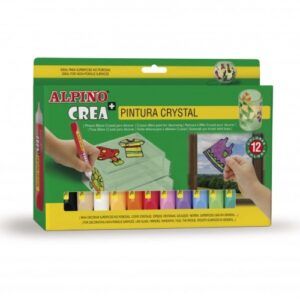 PINTURA CRISTAL Alpino CREA 12-Colores