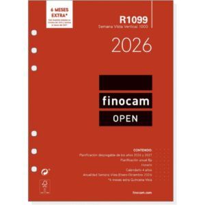 RECAMBIO AGENDA Open 1000 R1099 Semana/Vista