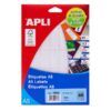 ETIQUETA A-5 Ink/Las/Cop/Man 19x40 C/Romo 15H=525u.